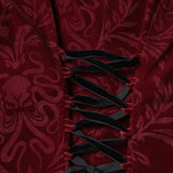 Gothic-Mantel mit Vintage-Print