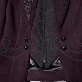 Gotischer bestickter Wollmantel