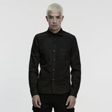 Cyberpunk-Splicing-Shirt für Herren