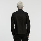 Cyberpunk-Splicing-Shirt für Herren