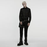 Cyberpunk-Splicing-Shirt für Herren