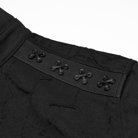 Cyberpunk-Splicing-Shirt für Herren