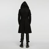 Cyberpunk-Herrenjacke mit Kapuze