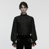 Gothic-Hemd mit exquisitem Muster