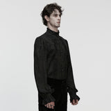Gothic-Hemd mit exquisitem Muster