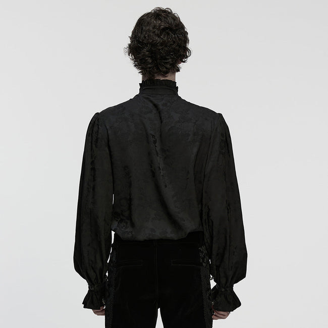 Gothic-Hemd mit exquisitem Muster