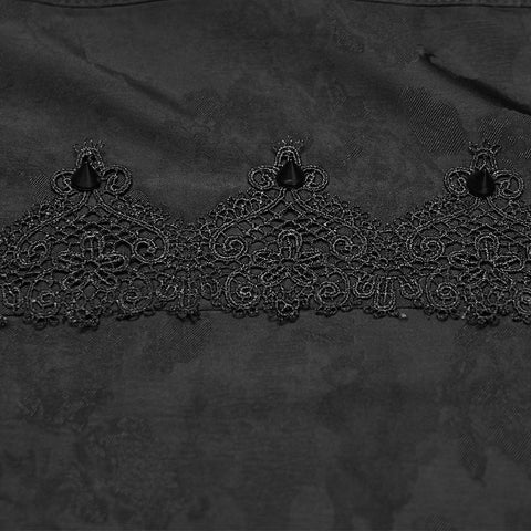 Gothic-Hemd mit exquisitem Muster