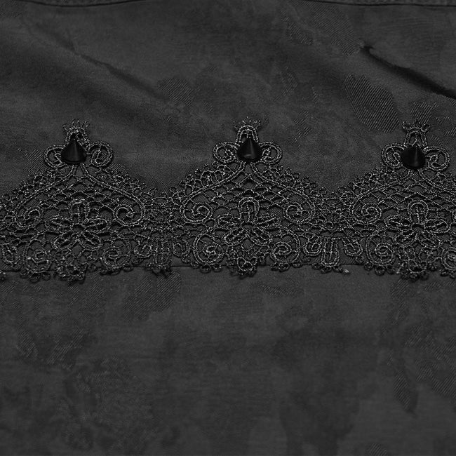 Gothic-Hemd mit exquisitem Muster