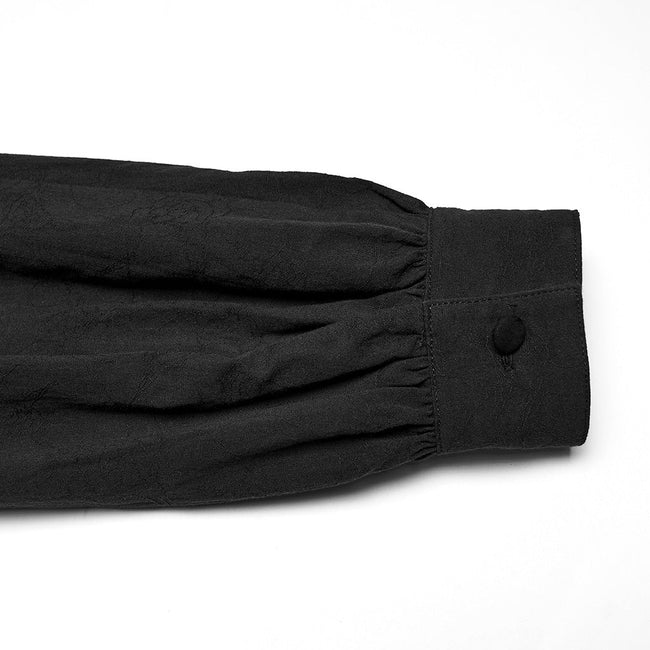 Gothic-Rosen-Jacquard-Hemd