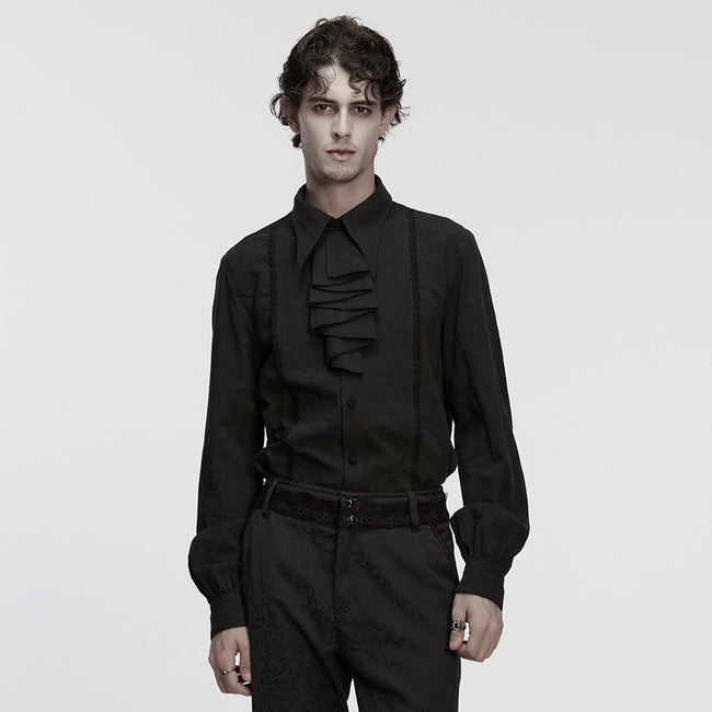 Gothic-Rosen-Jacquard-Hemd
