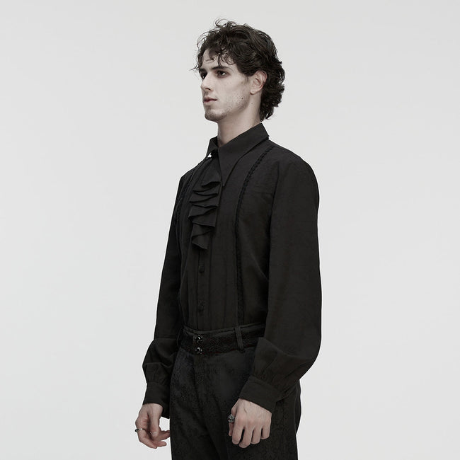 Gothic-Rosen-Jacquard-Hemd