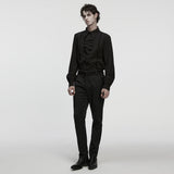 Gothic-Rosen-Jacquard-Hemd