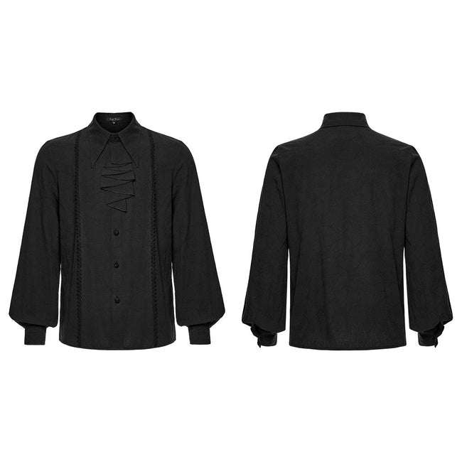 Gothic-Rosen-Jacquard-Hemd