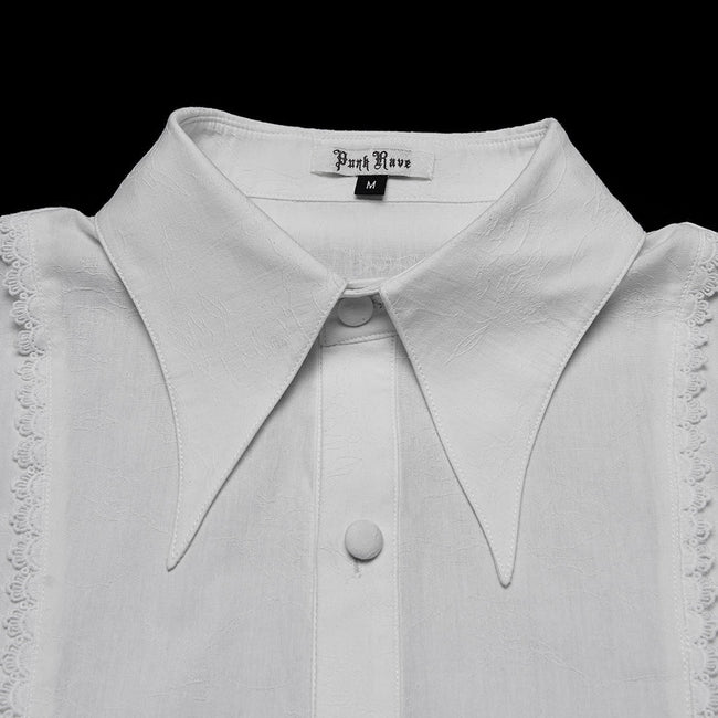 Gothic-Rosen-Jacquard-Hemd