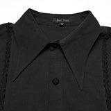 Gothic-Rosen-Jacquard-Hemd