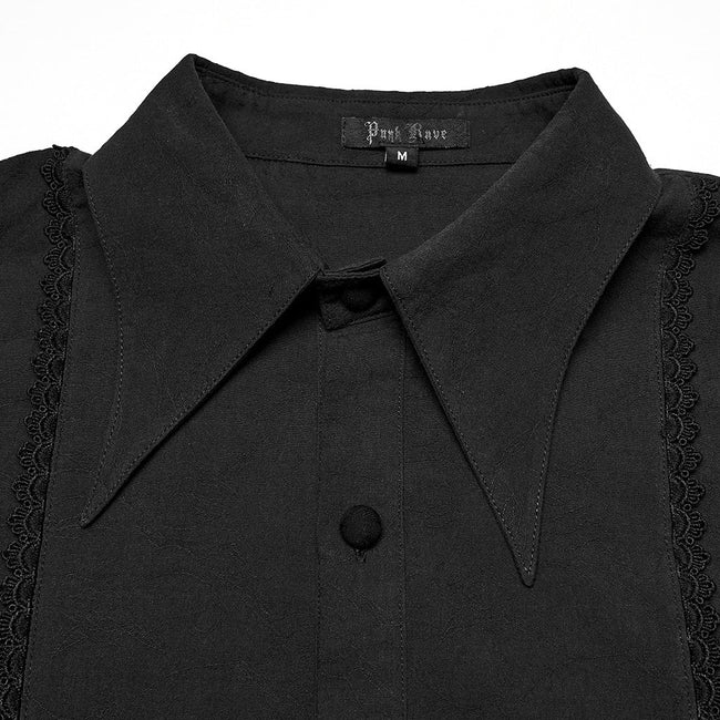 Gothic-Rosen-Jacquard-Hemd