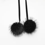 Wunderschöner Gothic-Federschal