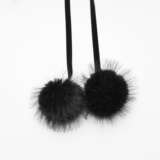 Wunderschöner Gothic-Federschal