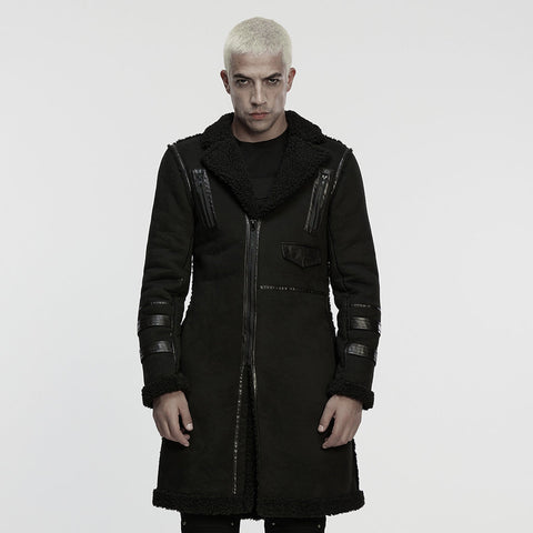Grobe Punk-Plüschjacke