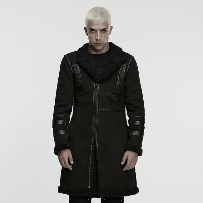 Grobe Punk-Plüschjacke