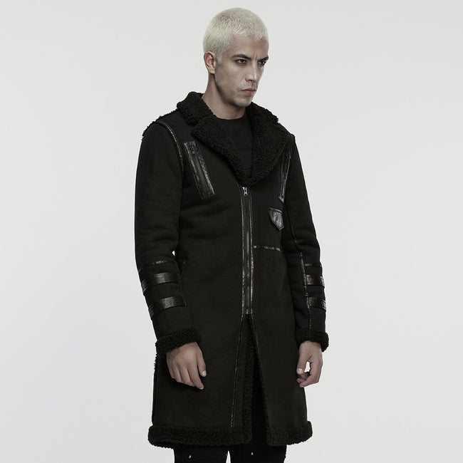 Grobe Punk-Plüschjacke