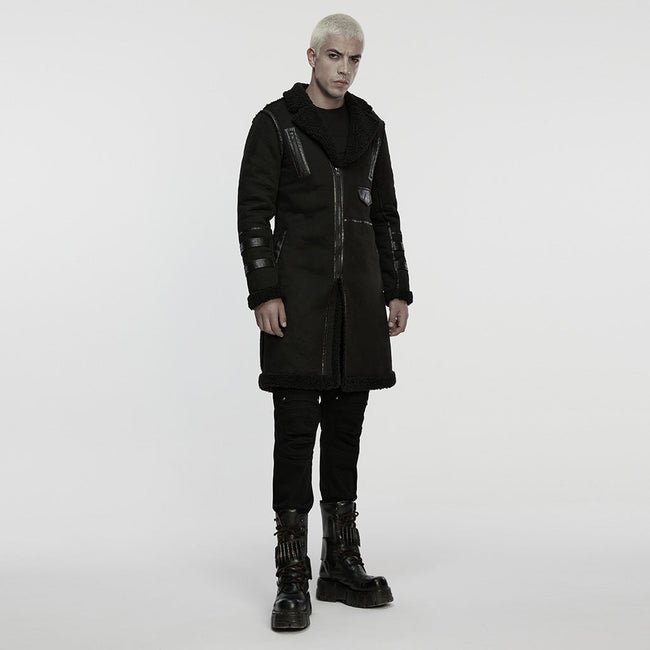 Grobe Punk-Plüschjacke