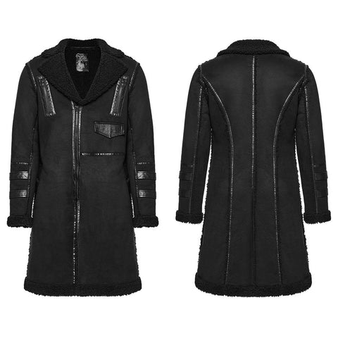 Grobe Punk-Plüschjacke