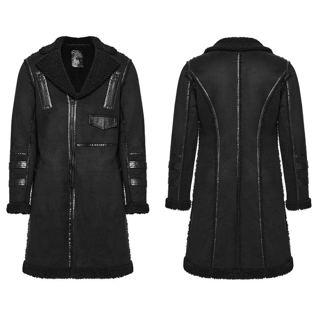 Grobe Punk-Plüschjacke