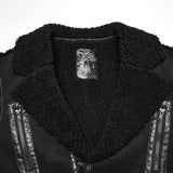 Grobe Punk-Plüschjacke