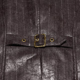 Steampunk-Weste mit asymmetrischer Form