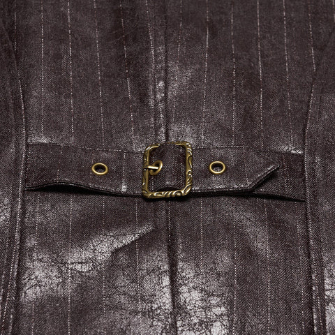 Steampunk-Weste mit asymmetrischer Form