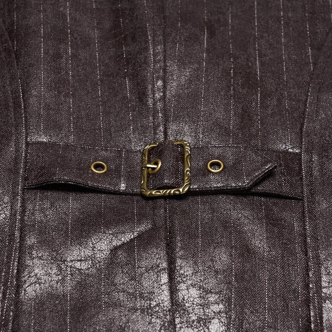 Steampunk-Weste mit asymmetrischer Form