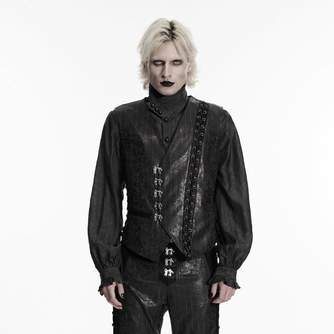 Steampunk-Weste mit asymmetrischer Form