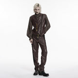 Steampunk-Weste mit asymmetrischer Form