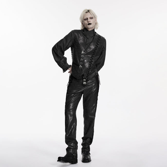 Steampunk-Weste mit asymmetrischer Form