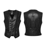 Steampunk-Weste mit asymmetrischer Form