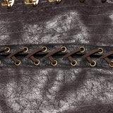 Steampunk-Weste mit asymmetrischer Form