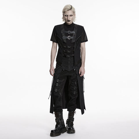 Punk-Weste mit offener Struktur