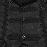 Gothic-Weste mit wunderschönem Drama-Kragen