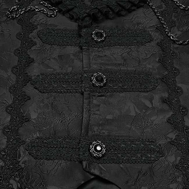 Gothic-Weste mit wunderschönem Drama-Kragen