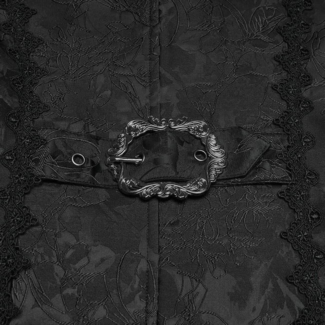 Gothic-Weste mit wunderschönem Drama-Kragen