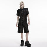 Punk-Shirt aus visuellem Netzgewebe
