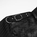 Punk-Shirt aus visuellem Netzgewebe