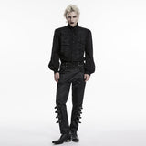 Gothic-Shirt mit dunklem Lagenlook