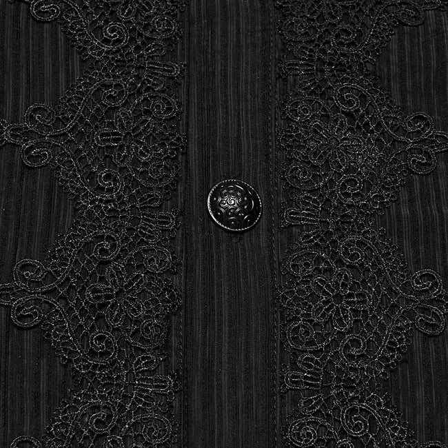 Gothic-Shirt mit dunklem Lagenlook