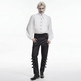 Gothic-Shirt mit dunklem Lagenlook