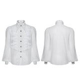 Gothic-Shirt mit dunklem Lagenlook