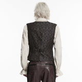 Gothic-Retro-Jacquard-Weste
