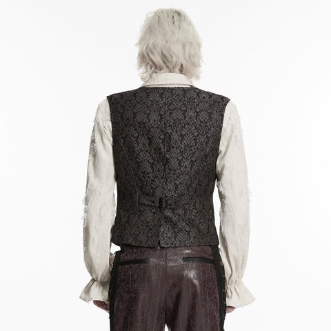 Gothic-Retro-Jacquard-Weste