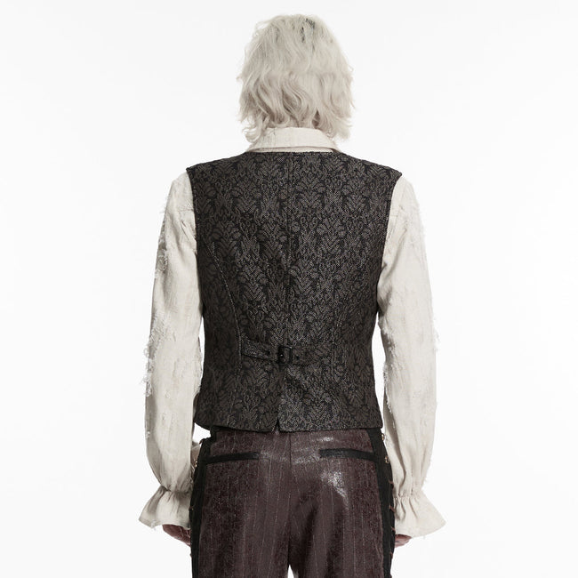 Gothic-Retro-Jacquard-Weste